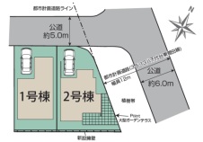 全体区画図・カースペース１台